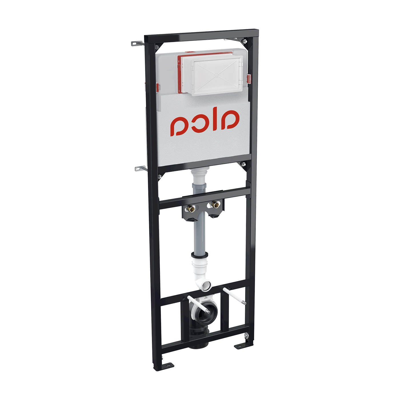 Alca Drain A108F/1500 Trocadero ugradni vodokotlić za konzolni trokadero sa konzolom za postavku baterije (slavine) i setom za kačenje za oblaganje gips-karton pločama 51x18-29,5x146