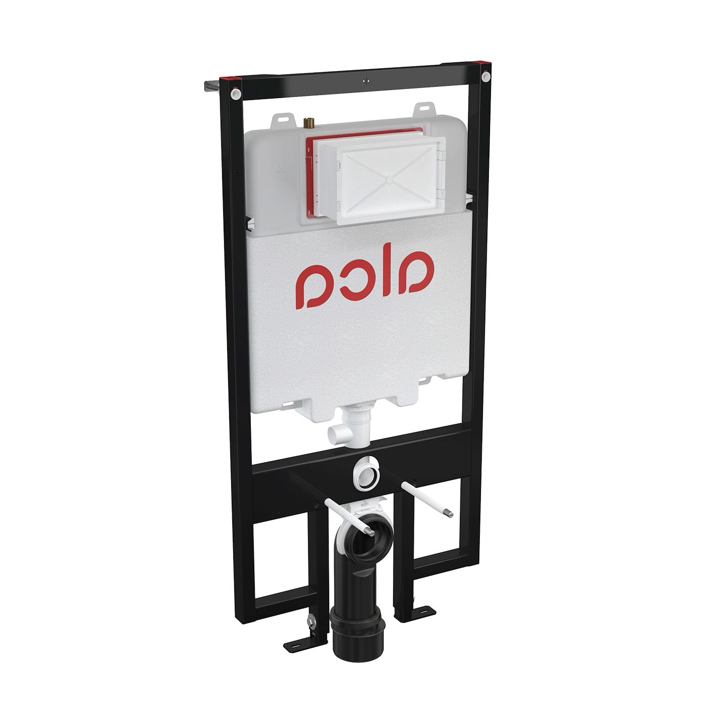 Alca Drain Sádromodul AM1101/1200 Slim ugradni vodokotlić za konzolnu WC šolju sa setom za kačenje za oblaganje gips-karton pločama 57x8,3-10x117,5