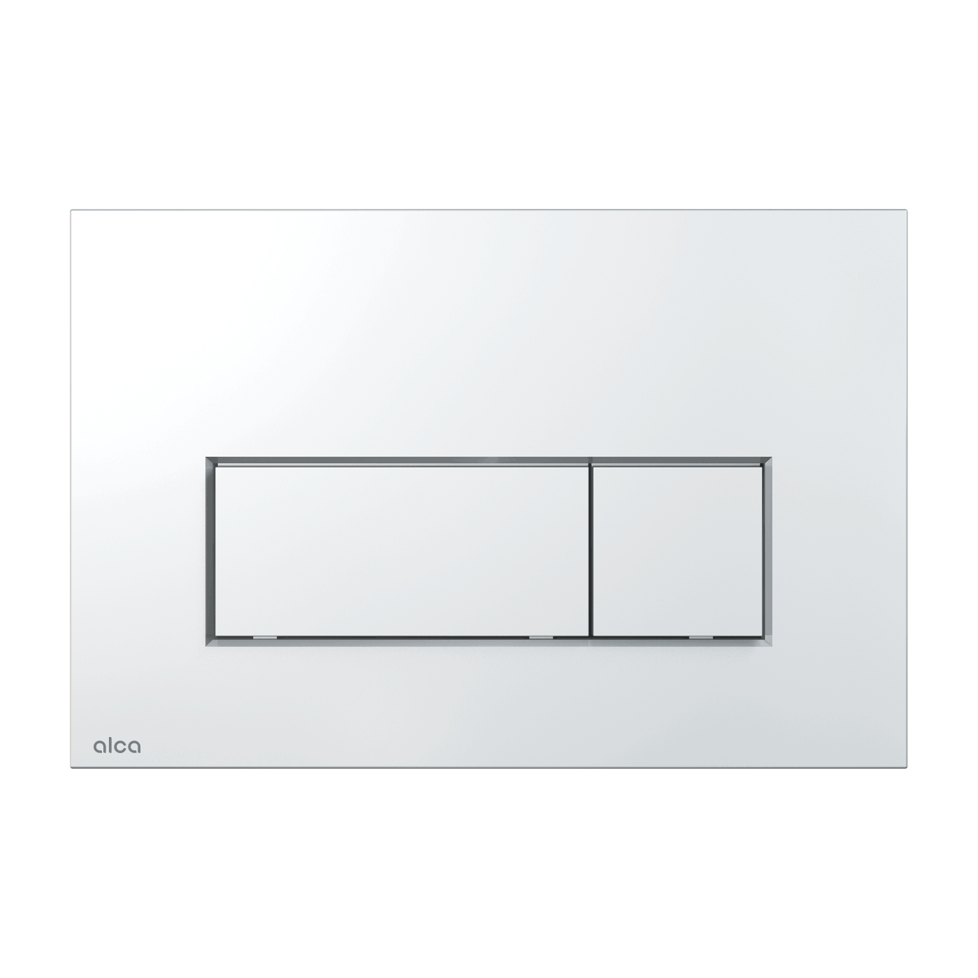 Alca Drain Thin M571 Chrome taster za ugradne vodokotliće dvokoličinski sa četvrtastom tipkom debljine 5,5mm