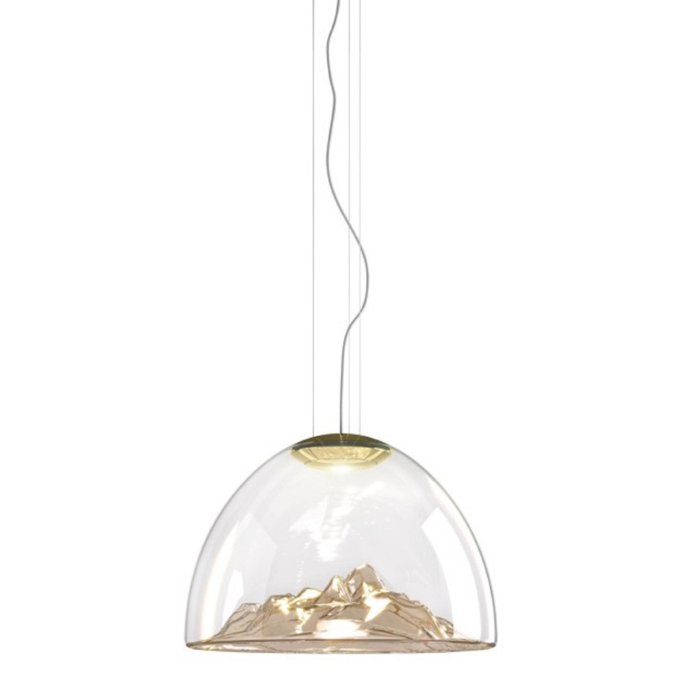 Axolight Mountain View Amber/Gold 3000K 1x18W 2285lm 220-240V AC 50x50x250 1xLED lampa visilica dimabilna SPMOUNTAAMORLED