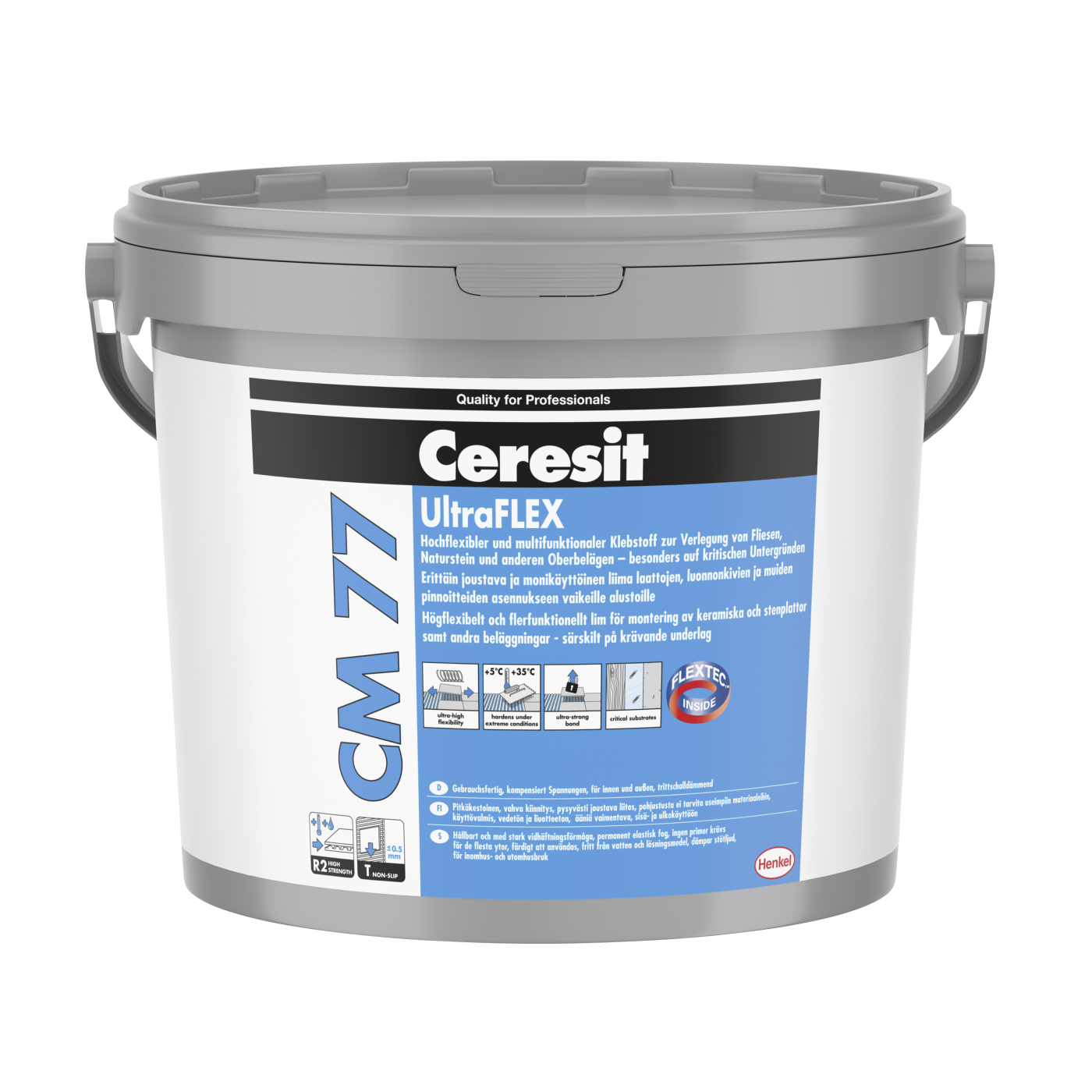 Ceresit CM 77 UltraFlex 8kg lepak za pločice spreman za upotrebu za kritične površine R2T (1,5-3,4kg/m<sup>2</sup>)