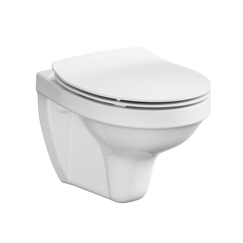 Cersanit Terra (Delfi) White WC šolja konzolna 36x52x37,5 sa vidljivim kačenjem K11-0021