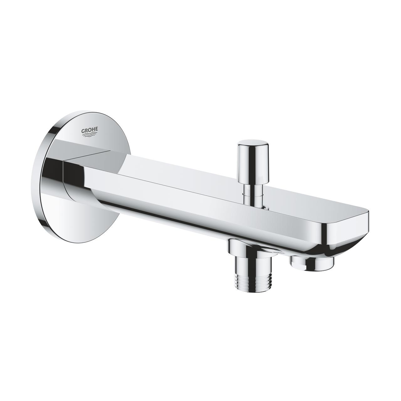 Grohe BauContemporary 180 Chrome izliv zidni sa priključkom za crevo i prebacivačem 13390000
