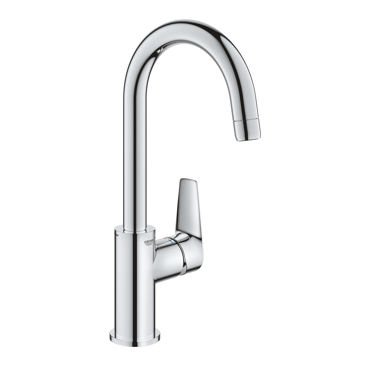 Grohe BauEdge 210 Chrome baterija (slavina) za umivaonik sa odlivnim ventilom sifona push-open 23911001