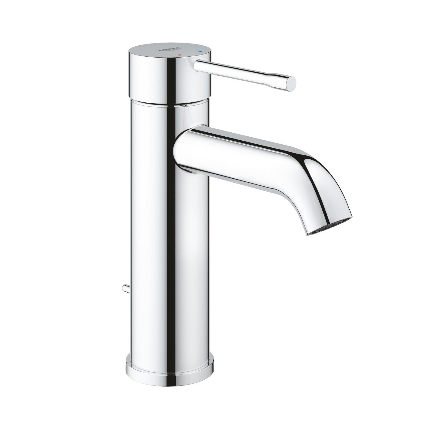 Grohe Essence 100 Chrome baterija (slavina) za umivaonik sa odlivnim ventilom sifona pop-up 23589001 