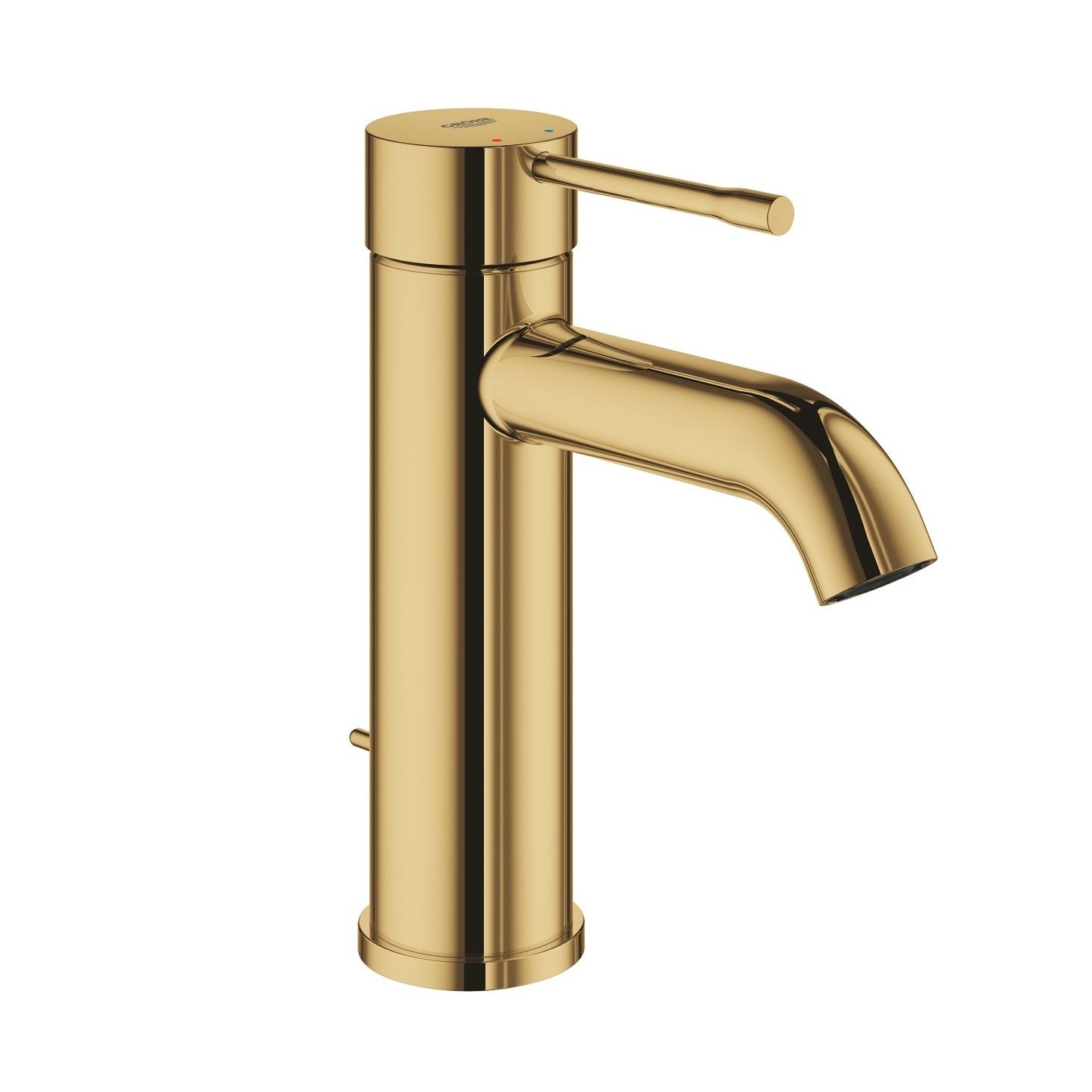 Grohe Essence 105 Cool Sunrise jednoručna baterija (slavina) za umivaonik sa odlivnim ventilom sifona pop-up 23589GL1