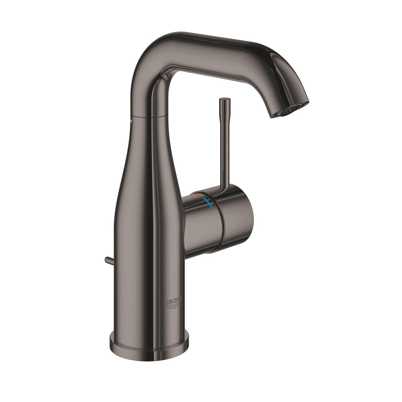 Grohe Essence 160 Hard Graphite jednoručna baterija (slavina) za umivaonik sa odlivnim ventilom sifona pop-up 23462A01