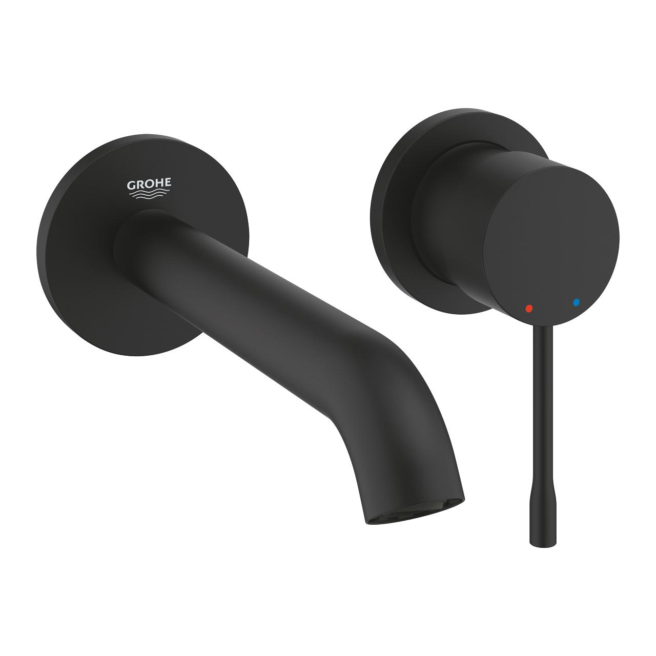 Grohe Essence 183 Phantom Black uzidna baterija (slavina) za umivaonik 29192KF1