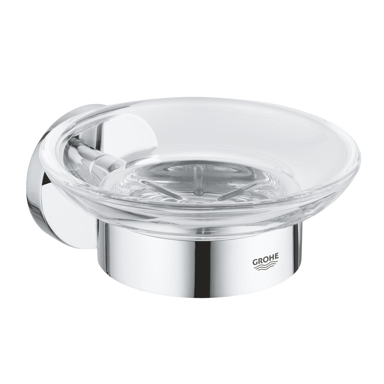Grohe Essentials Chrome držač sapuna i univerzalni konzolni držač dozera za sapun/čaše 40444001