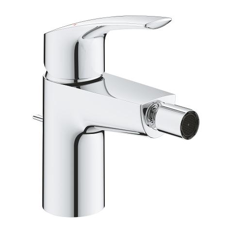Grohe Eurosmart Chrome baterija (slavina) za bide sa odlivnim ventilom sifona pop-up 84mm  32929003