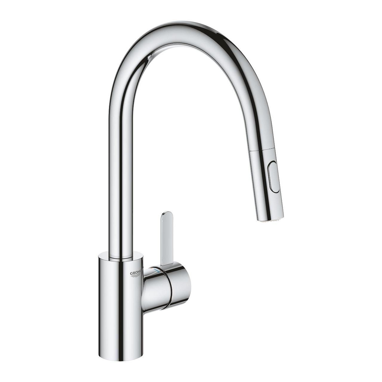 Grohe Eurosmart Cosmopolitan 190 Chrome baterija (slavina) za sudoperu sa izvlačećim tušem i 2 vrste mlaza 31481001