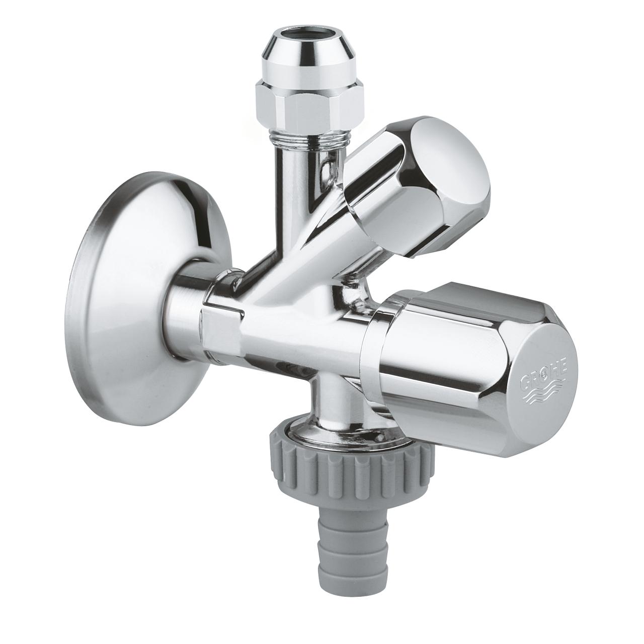 Grohe Original WAS<sup>®</sup> Chrome ek ventil ugaoni 1/2x3/8" sa priključkom za veš mašinu 22036000