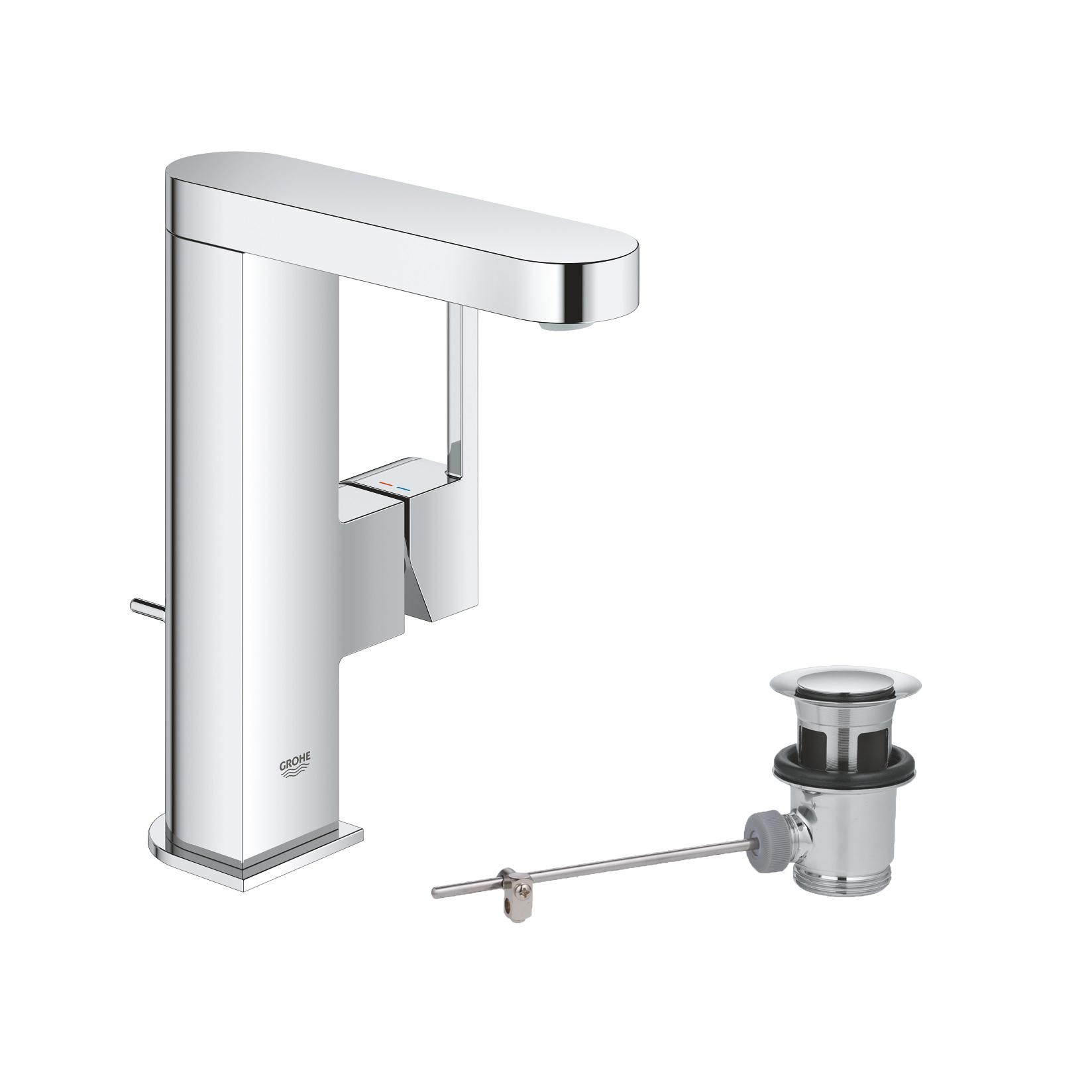 Grohe Plus 170 Chrome jednoručna baterija (slavina) za umivaonik sa odlivnim ventilom sifona pop-up 23871003