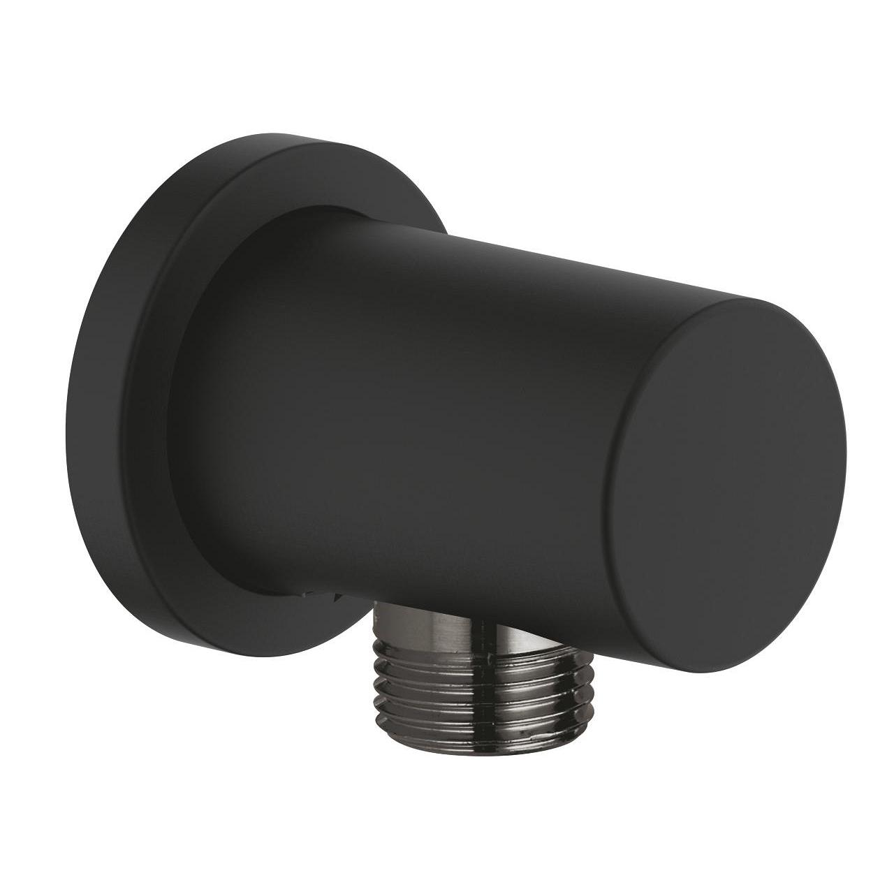 Grohe Rainshower Phantom Black priključak za crevo ručnog tuša zidni 22118KF0