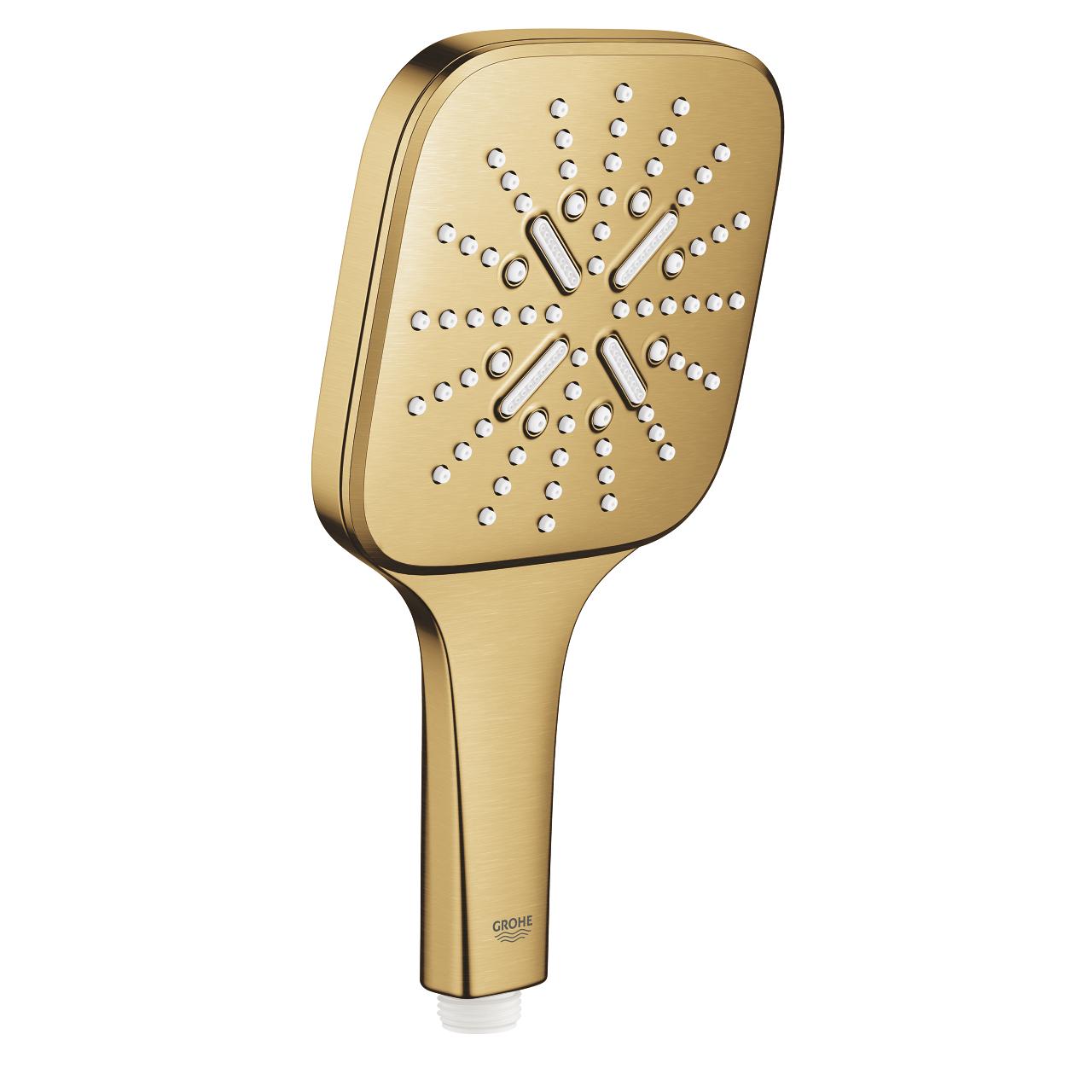 Grohe Rainshower SmartActive 130 Brushed Cool Sunrise ručni tuš sa 3 mlaza četvrtasti 26582GN0