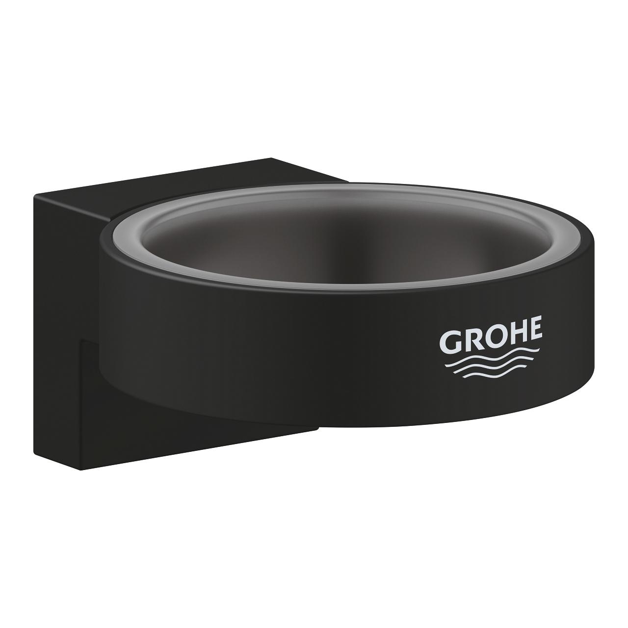 Grohe Selection Phantom Black univerzalni konzolni držač dozera za sapun/čaše 41217KF0