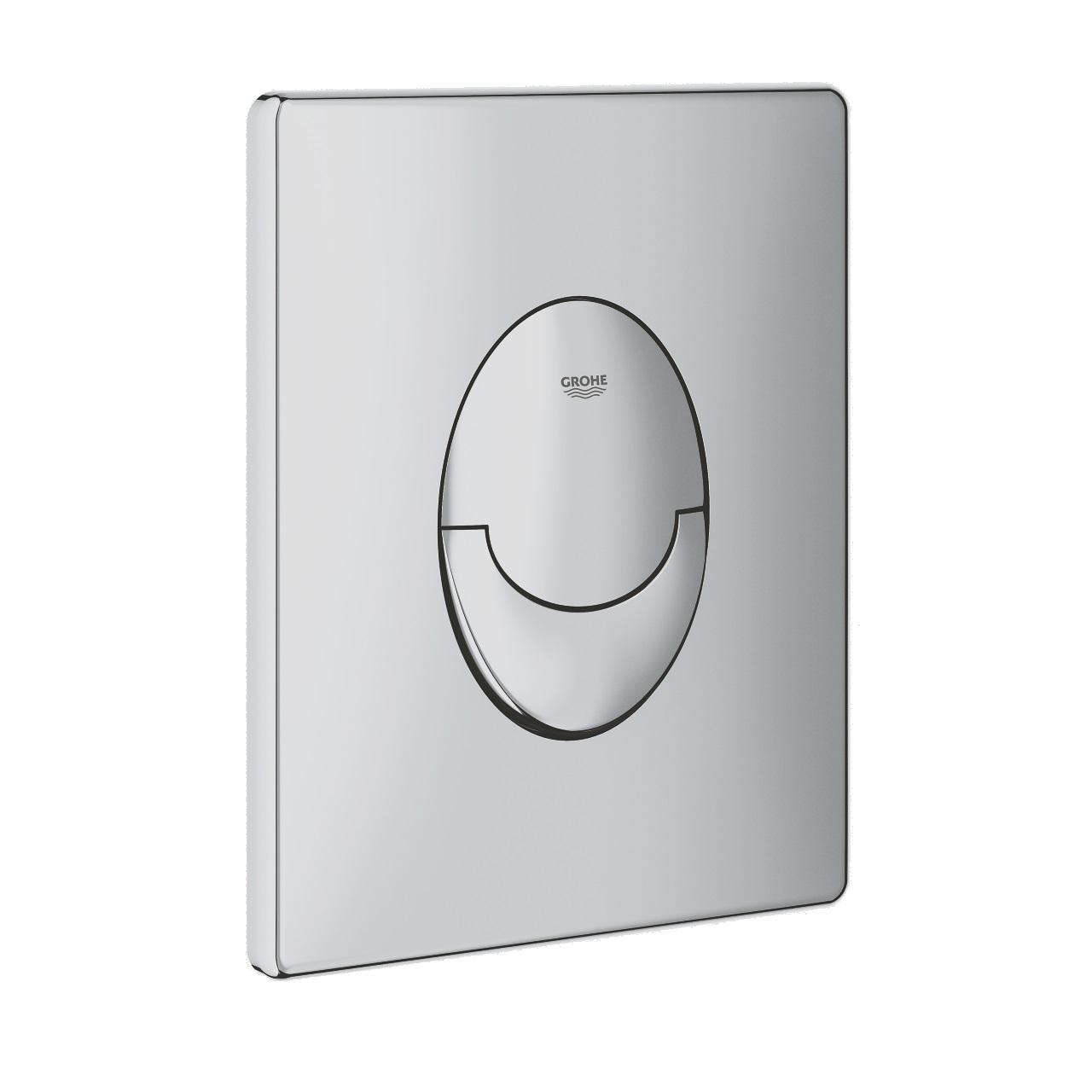 Grohe Skate Air Matt Chrome aktivacioni taster za ugradne vodokotliće dvokoličinski elipsasti 38505P00