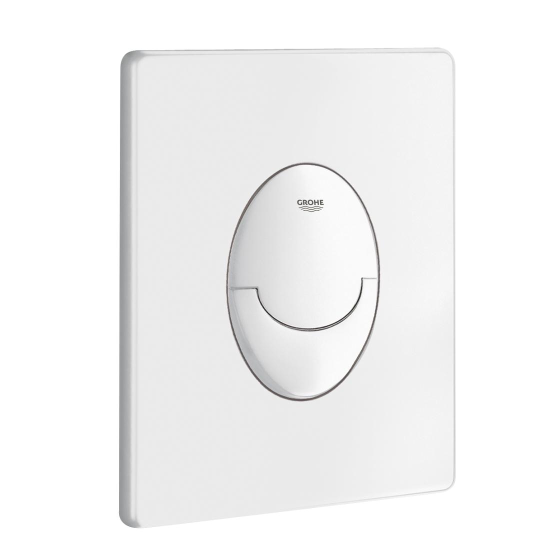 Grohe Skate Air Alpine White taster za ugradne vodokotliće dvokoličinski elipsasti 38505SH0