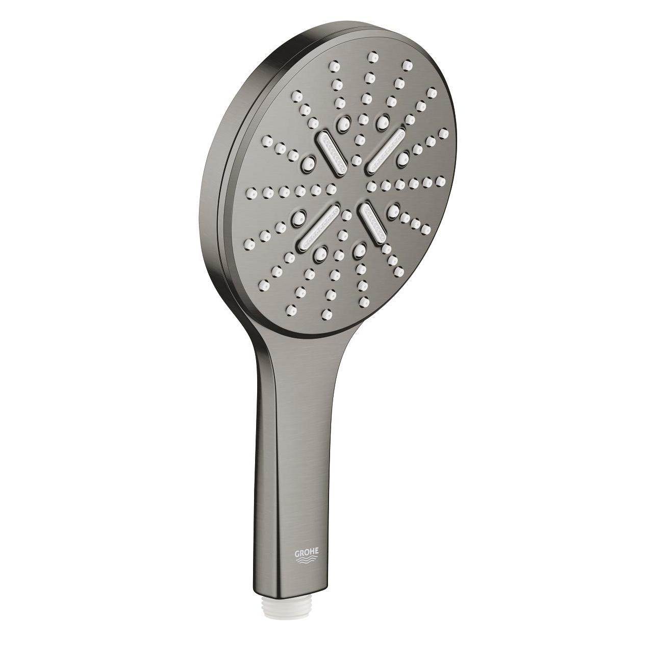 Grohe SmartActive 130 Brushed Hard Graphite ručni tuš sa 3 mlaza okrugli 26574AL0