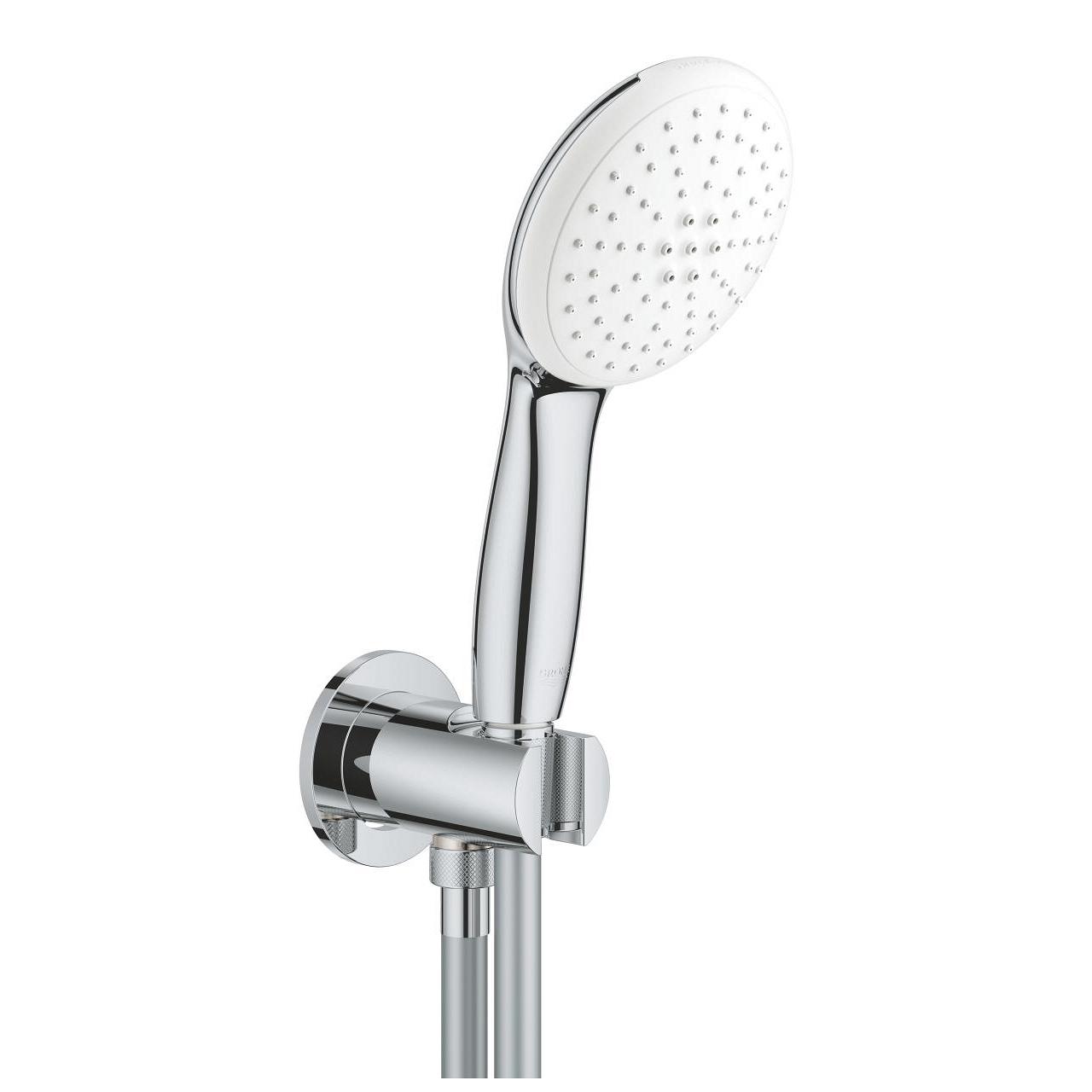 Grohe Tempesta 110 Chrome tuš set: ručni tuš sa 2 mlaza, zidni držač za tuš i Relexaflex crevo za tuš 1500 26406003