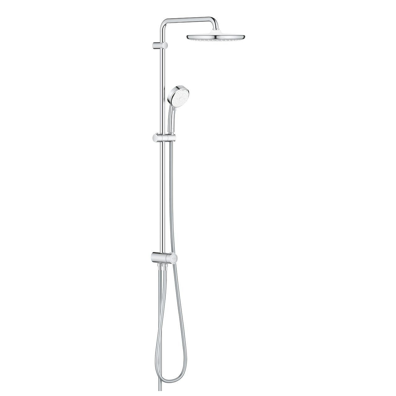 Grohe Tempesta Cosmopolitan System 250 Chrome tuš sistem usponski sa ručnim tuš setom i okruglim nadglavnim tušem 26675000 