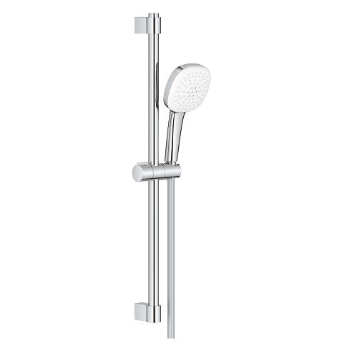 Grohe Tempesta Cube 110 Chrome ručni tuš sa 2 vrste mlaza, usponskom šipkom, kliznim držačem i Relexaflex 1750mm crevom 27578003