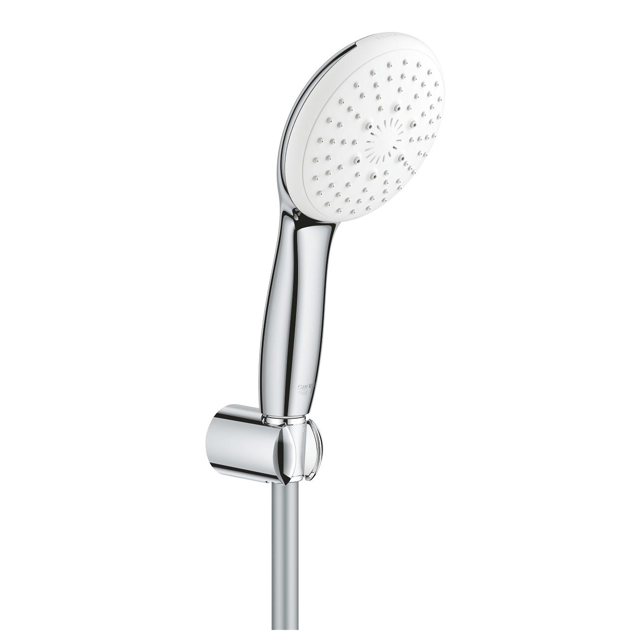 Grohe Tempesta 110 Chrome ručni tuš sa 3 vrste mlaza, držačem za tuš i Relexaflex 1750 crevom 27849003