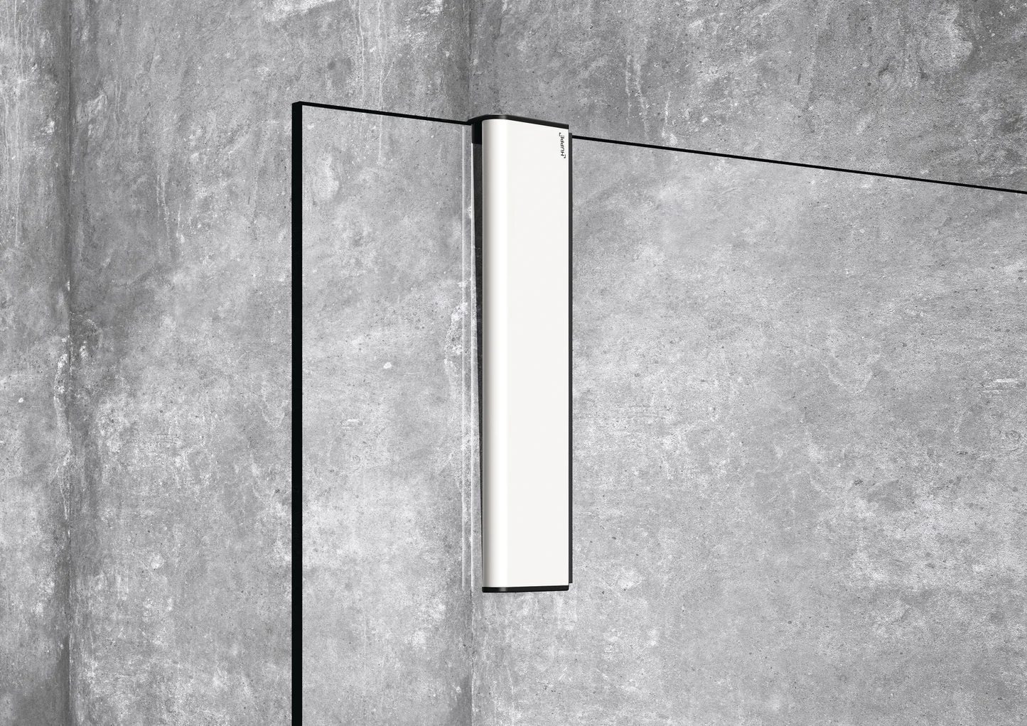 Hüppe Select+ Wiper Matt Silver čistač stakla za tuš kabine i paravane sa kačaljkom SL2501.087