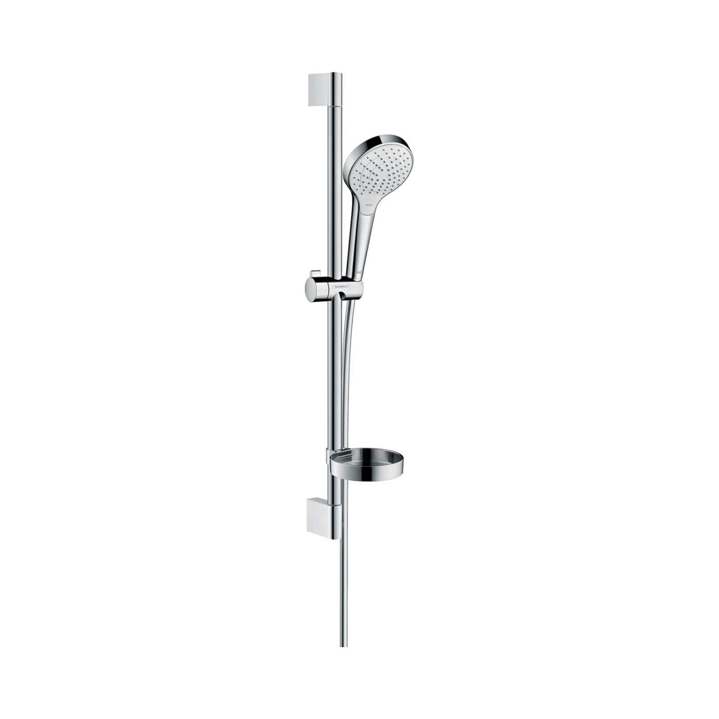 Hansgrohe Croma Select S tuš set: usponska šipka, ručni tuš, držač sapuna i Isiflex 1600 crevo za ručni tuš 26566400