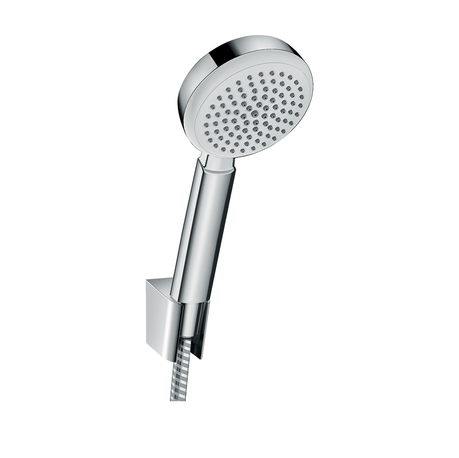 Hansgrohe Crometta 100 1250 Chrome tuš set: ručni tuš 1 mlaz, Metaflex'C 1250 crevo za tuš i držač 26664400