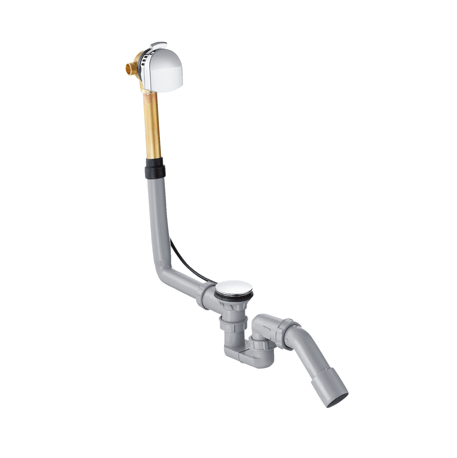 Hansgrohe Exafill Chrome sifon za kadu sa odlivnom i prelivnom garniturom i punjačem kade 58123000