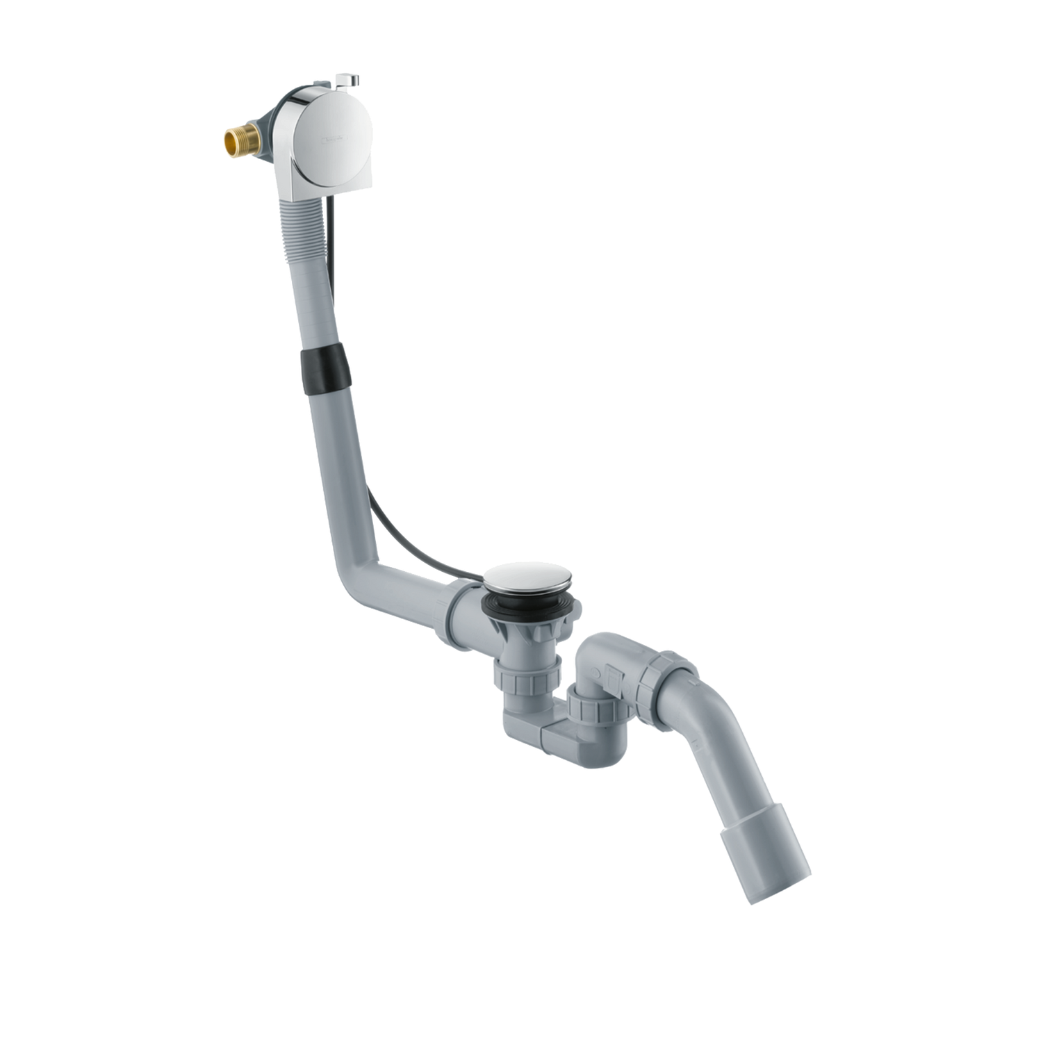 Hansgrohe Exafill S Chrome odlivno-prelivna garnitura i sifon za kade zatvorivi sa punjačem kade 58113000