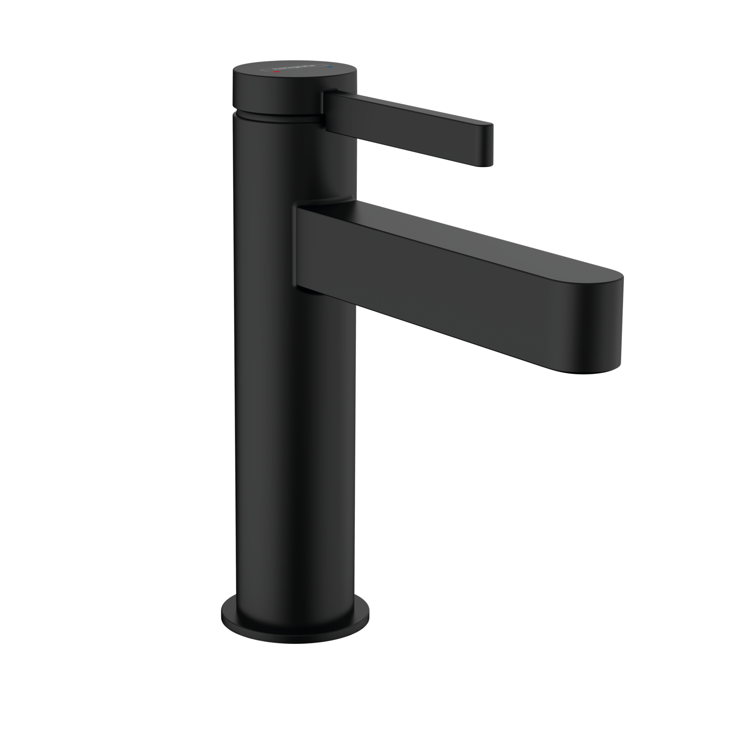 Hansgrohe Finoris 110 Matt Black baterija (slavina) za umivaonik sa odlivnim ventilom sifona pop-up 76020670