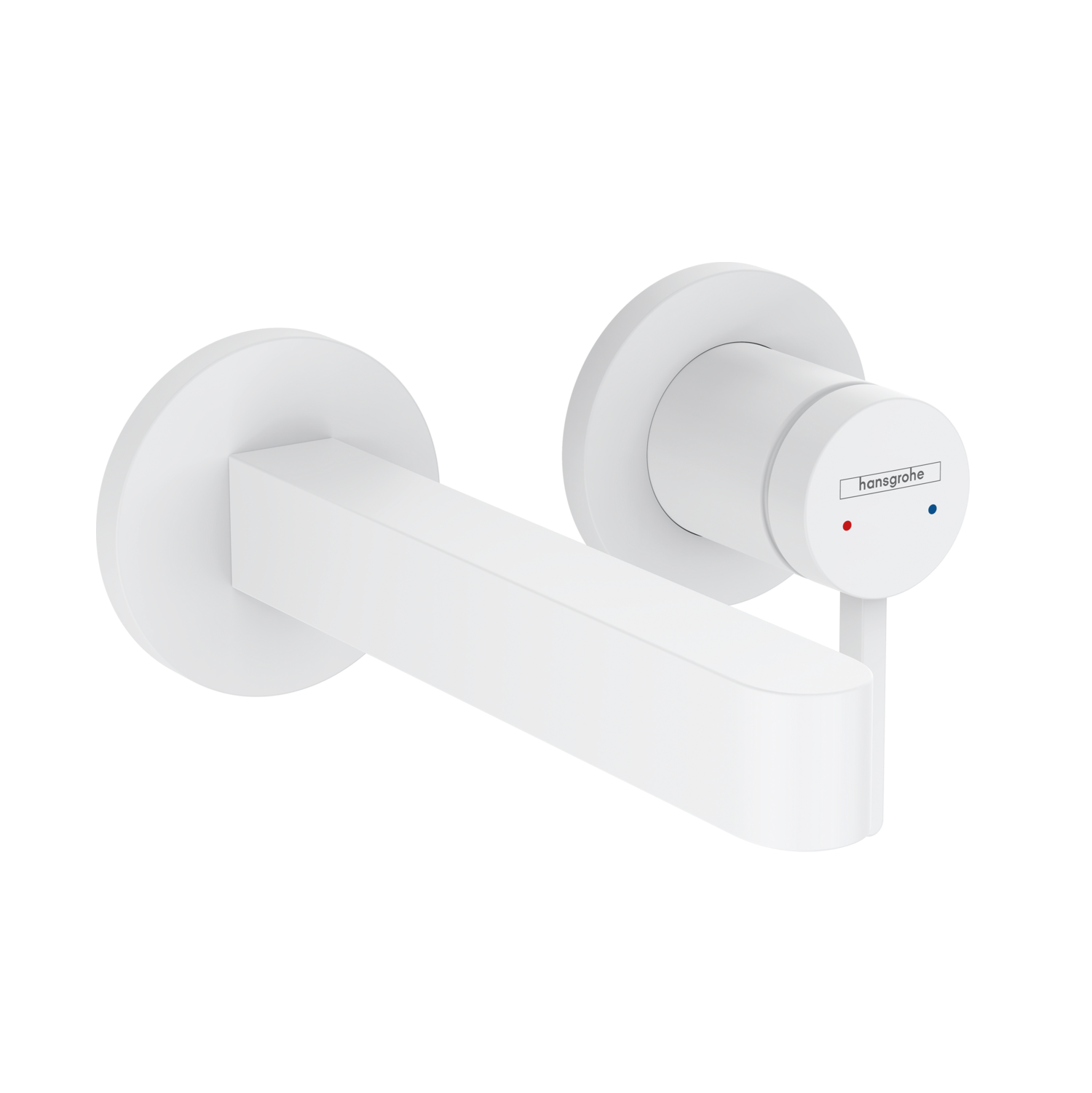 Hansgrohe Finoris 170 Matt White uzidna baterija (slavina) za umivaonik sa odlivnim ventilom sifona nezatvorivim 76051700