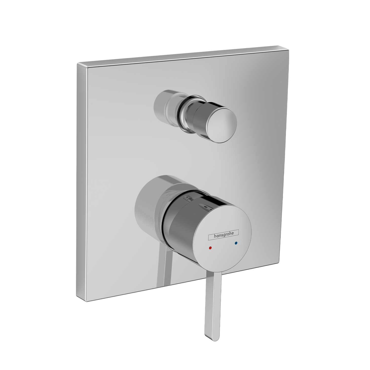 Hansgrohe Finoris Chrome mešač sa prebacivačem sa 2 funkcije četvrtasti 76415000