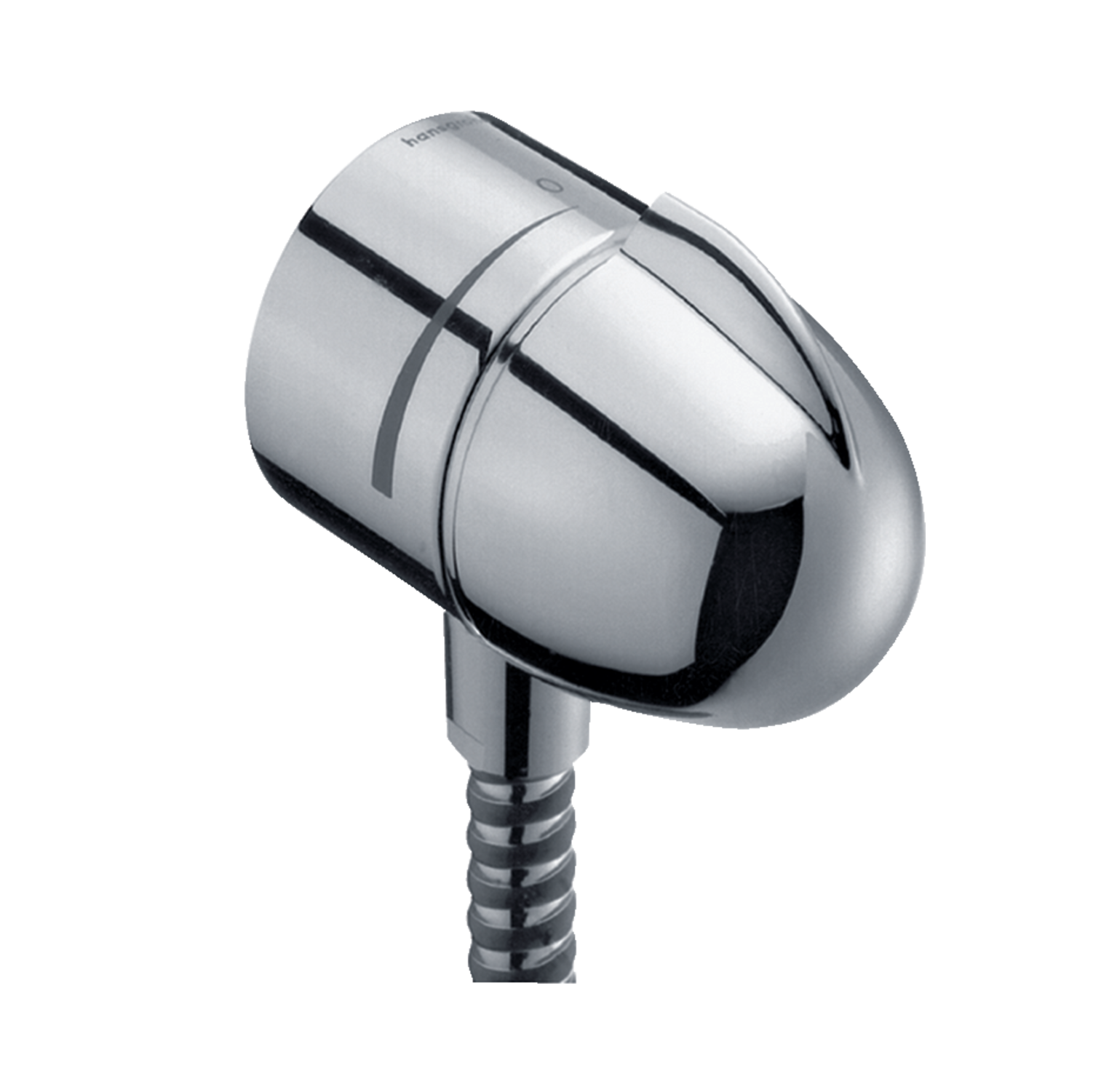 Hansgrohe FixFit E Chrome zidni priključak za crevo tuša sa stop ventilom 27452000