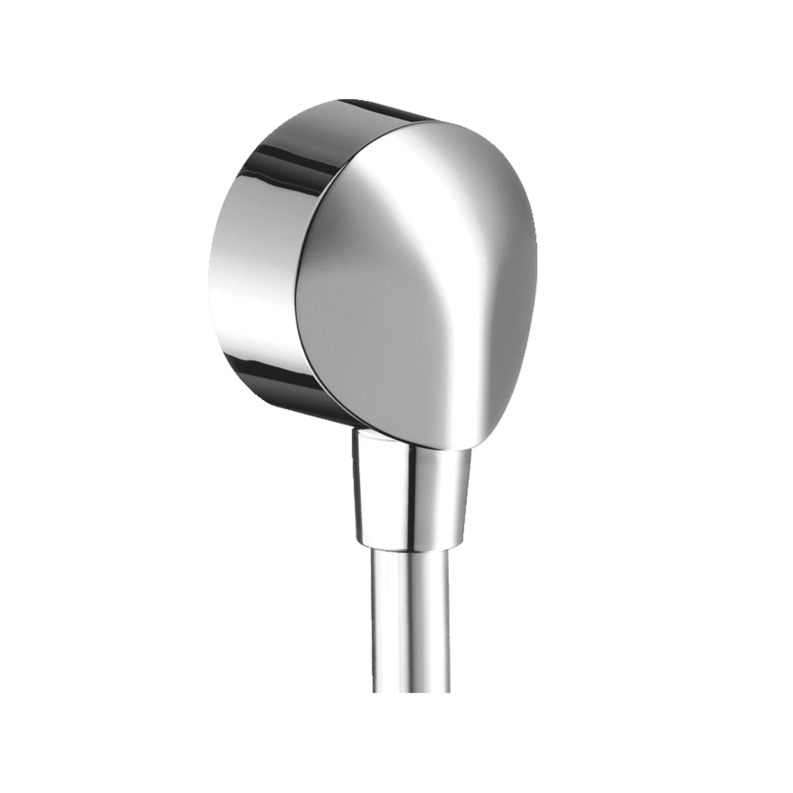 Hansgrohe FixFit Round Chrome zidni priključak za tuš creva sa kupastim ili cilindričnim navojem sa obe strane 27454000