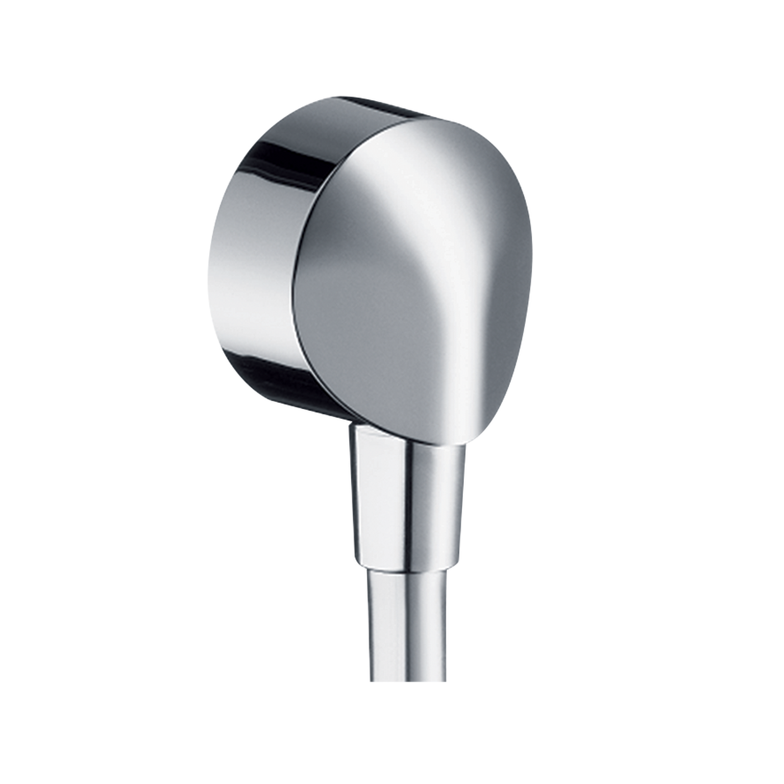 Hansgrohe FixFit Round Chrome priključak za creva sa kupastim ili cilindričnim navojem sa obe strane sa nepovratnim ventilom 27458000