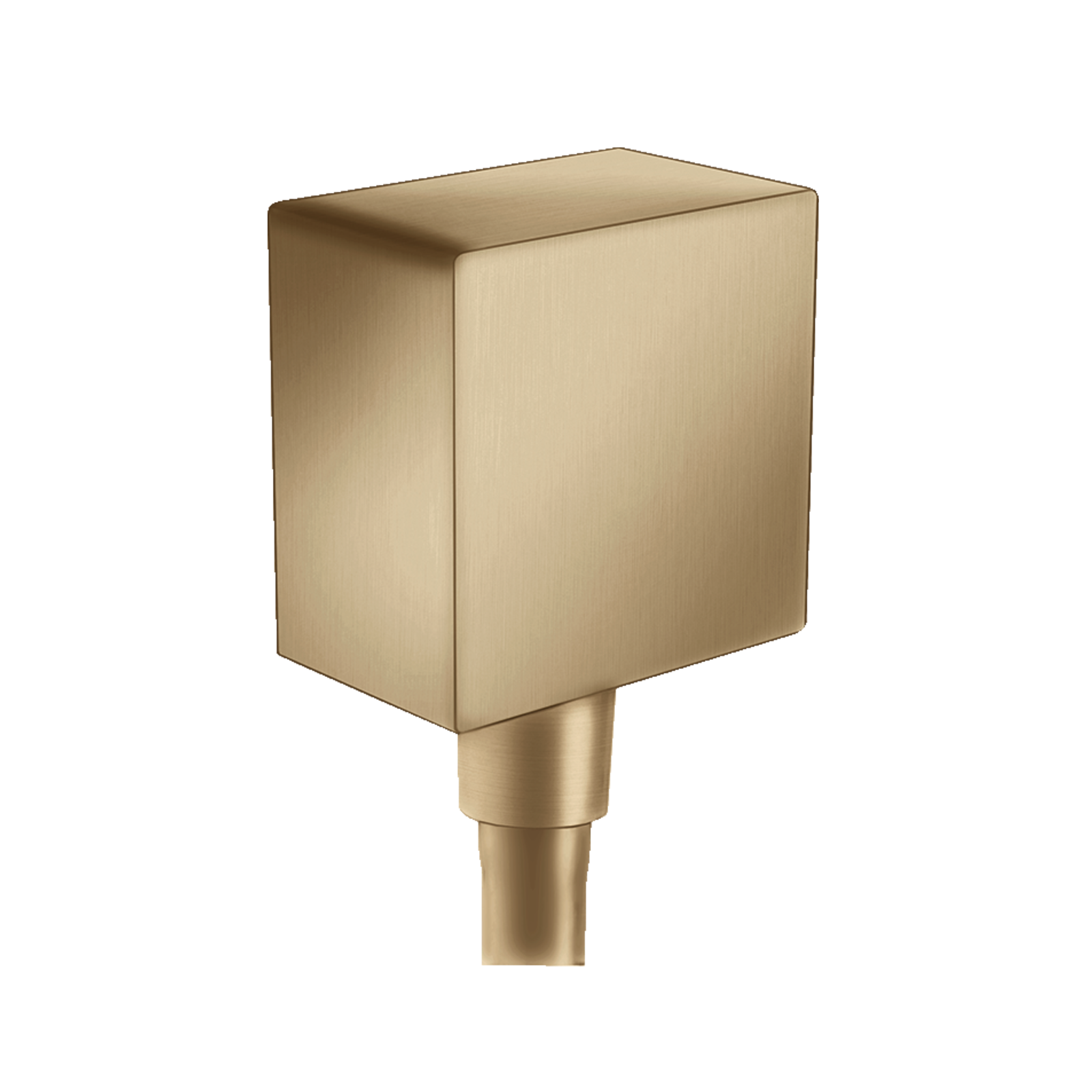 Hansgrohe FixFit Square Brushed Bronze priključak za crevo ručnog tuša sa nepovratnim ventilom 26455140