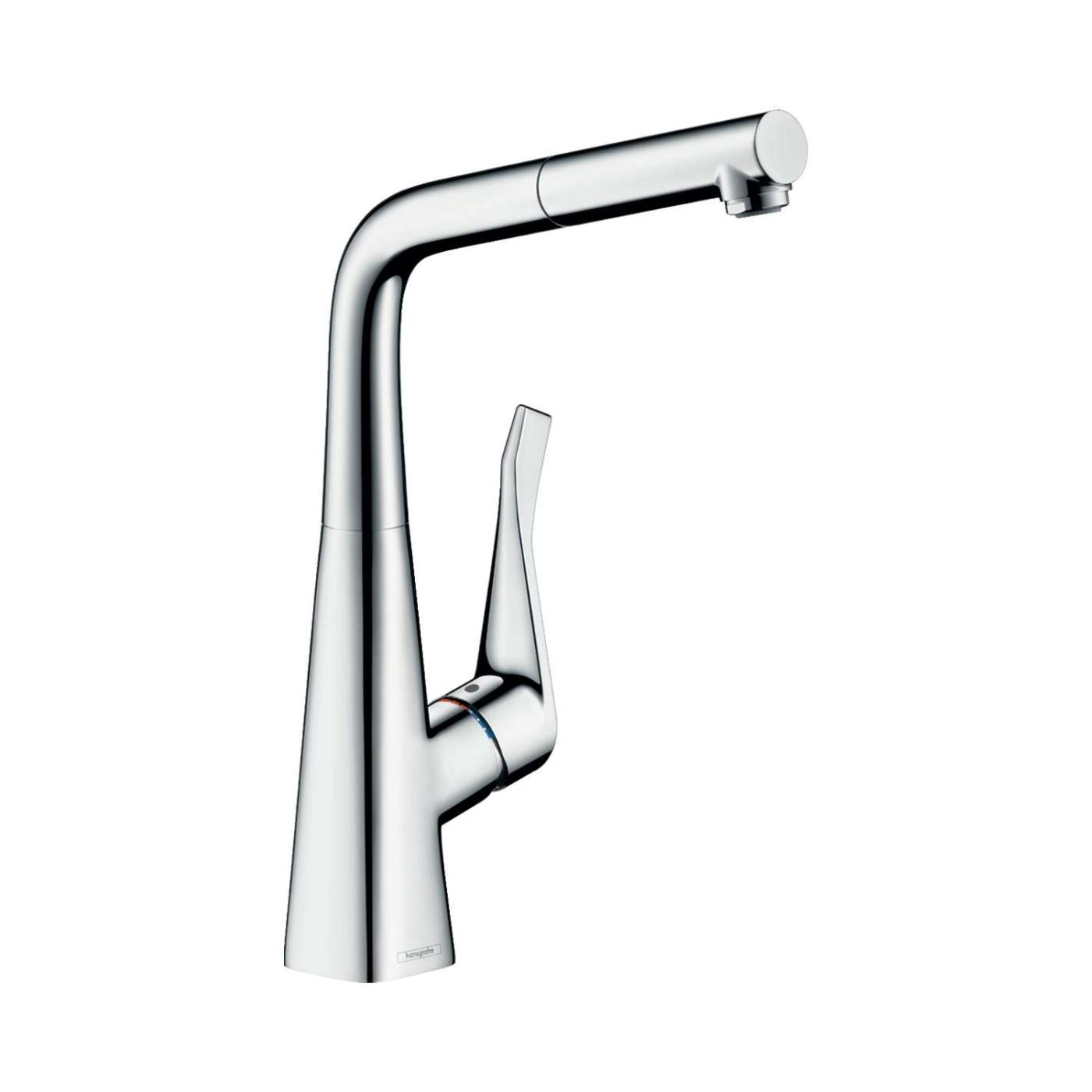 Hansgrohe Metris M71 320 Chrome baterija (slavina) za sudoperu sa izvlačećim tušem 1 mlaz 14821000