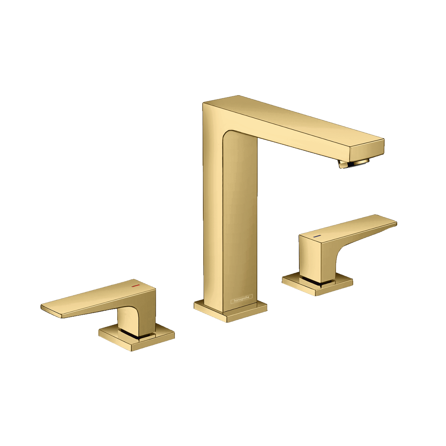 Hansgrohe Metropol 160 Polished Gold Optic  baterija (slavina) za umivaonik dvoručna sa odlivnim ventilom sifona push-open 32515990