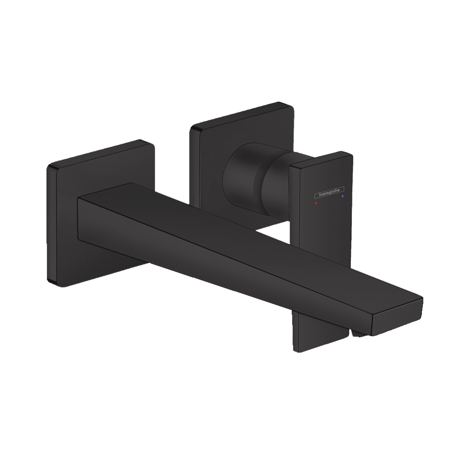 Hansgrohe Metropol 225 Matt Black uzidna baterija (slavina) za umivaonik sa odlivnim ventilom sifona nezatvorivim 32526670