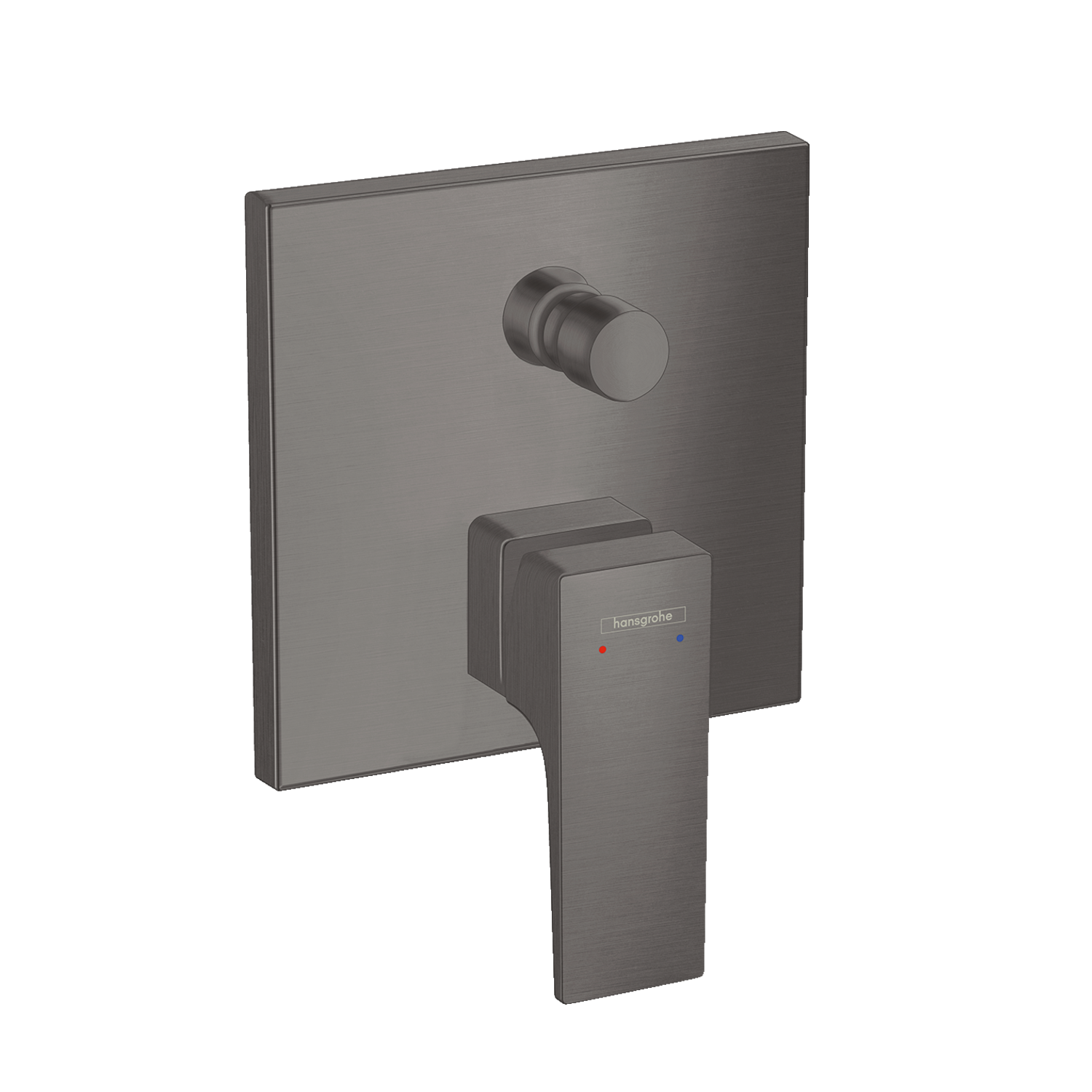 Hansgrohe Metropol Brushed Black Chrome mešač sa prebacivačem četvrtasti sa integrisanom bezbednosnom kombinacijom (EN1717) 32546340