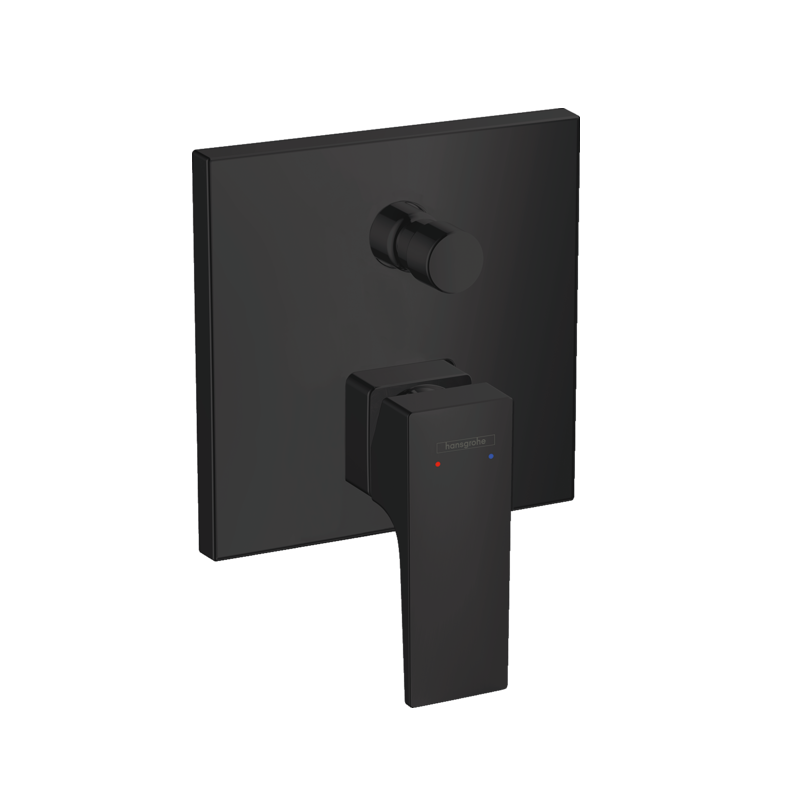 Hansgrohe Metropol Matt Black mešač sa prebacivačem četvrtasti sa 2 funckije 32545670