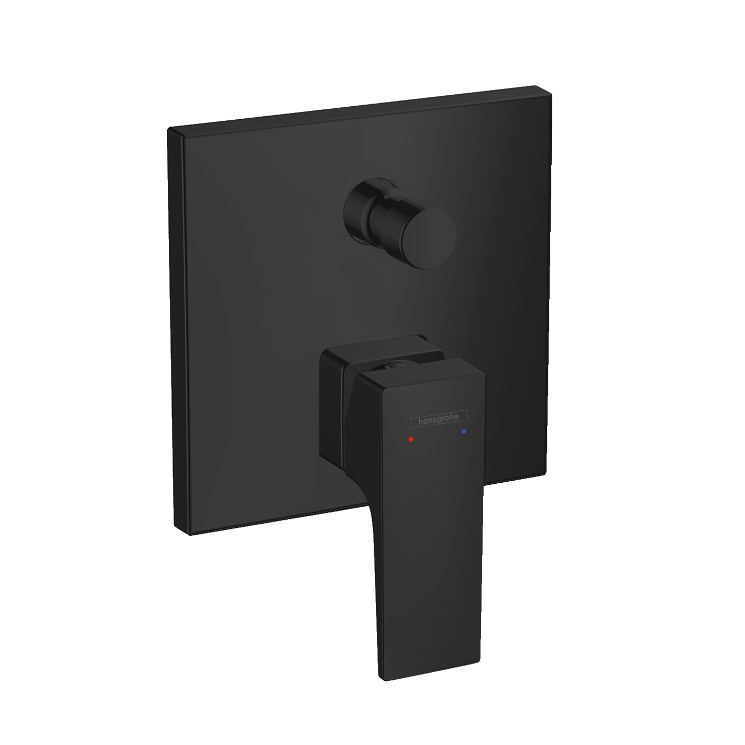 Hansgrohe Metropol Matt Black mešač sa prebacivačem četvrtasti sa integrisanom bezbednosnom kombinacijom (EN1717) 32546670