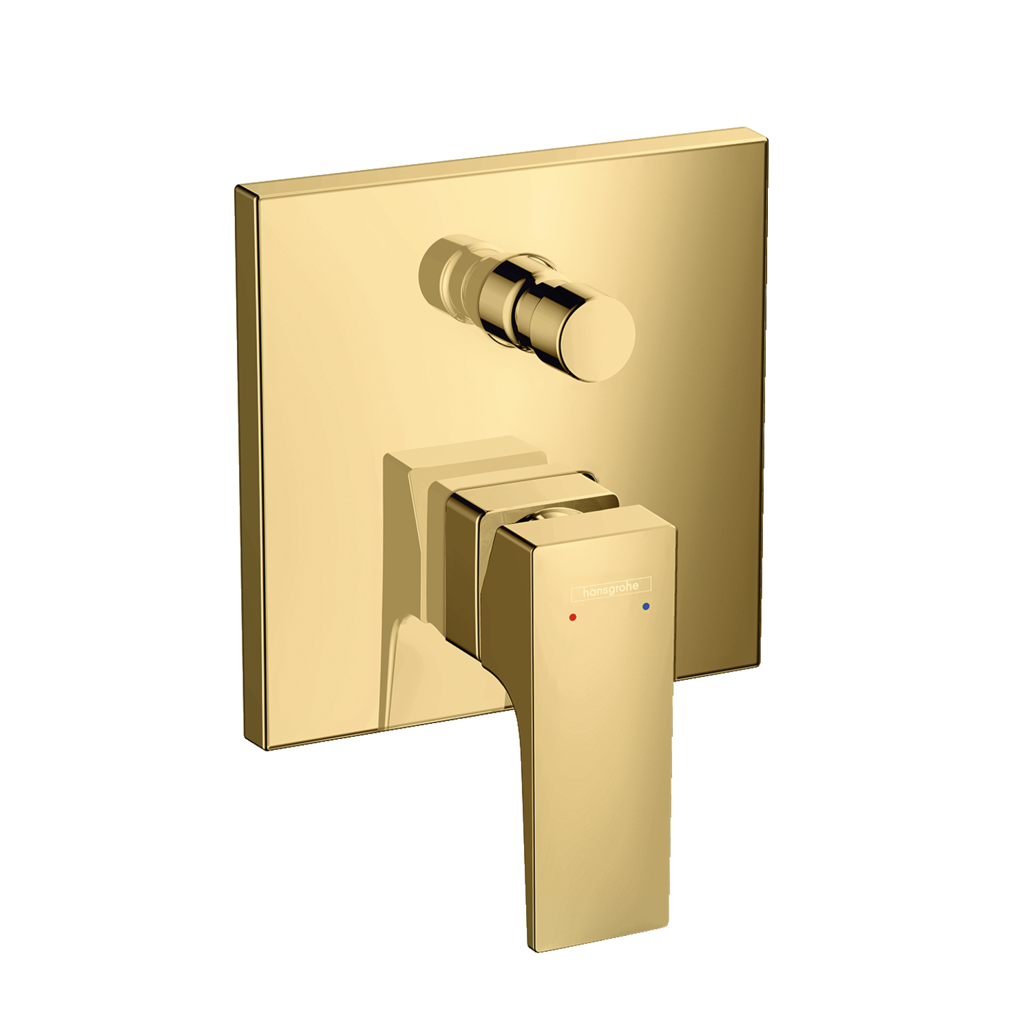 Hansgrohe Metropol Polished Gold Optic mešač sa prebacivačem četvrtasti sa integrisanom bezbednosnom kombinacijom (EN1717) 32546990