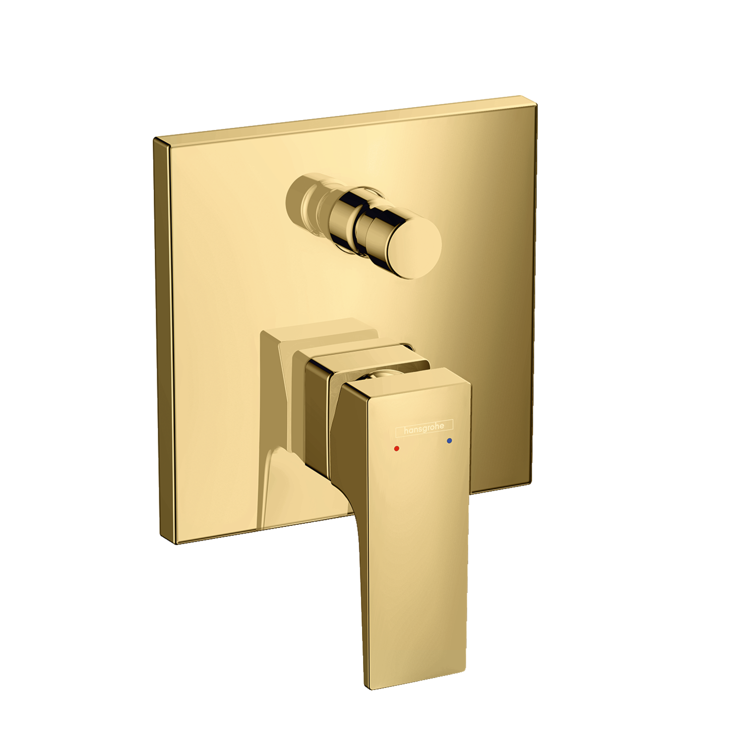 Hansgrohe Metropol Polished Gold Optic mešač sa prebacivačem sa četvrtasti sa 2 funkcije 32545990