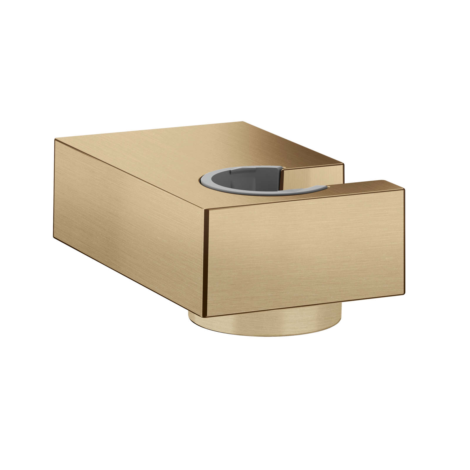 Hansgrohe Porter E Brushed Bronze držač ručnog tuša četvrtasti metalni za creva sa kupastim navojem 28387140