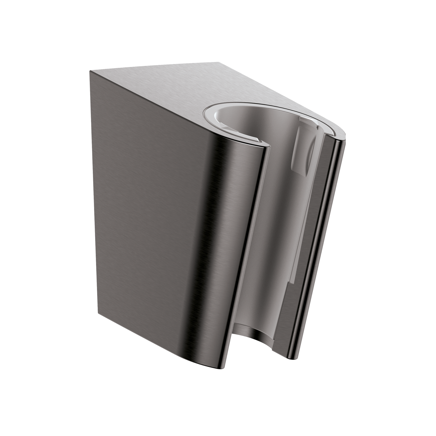 Hansgrohe Porter S Brushed Black Chrome držač ručnog tuša za creva sa kupastim navojem 28331140