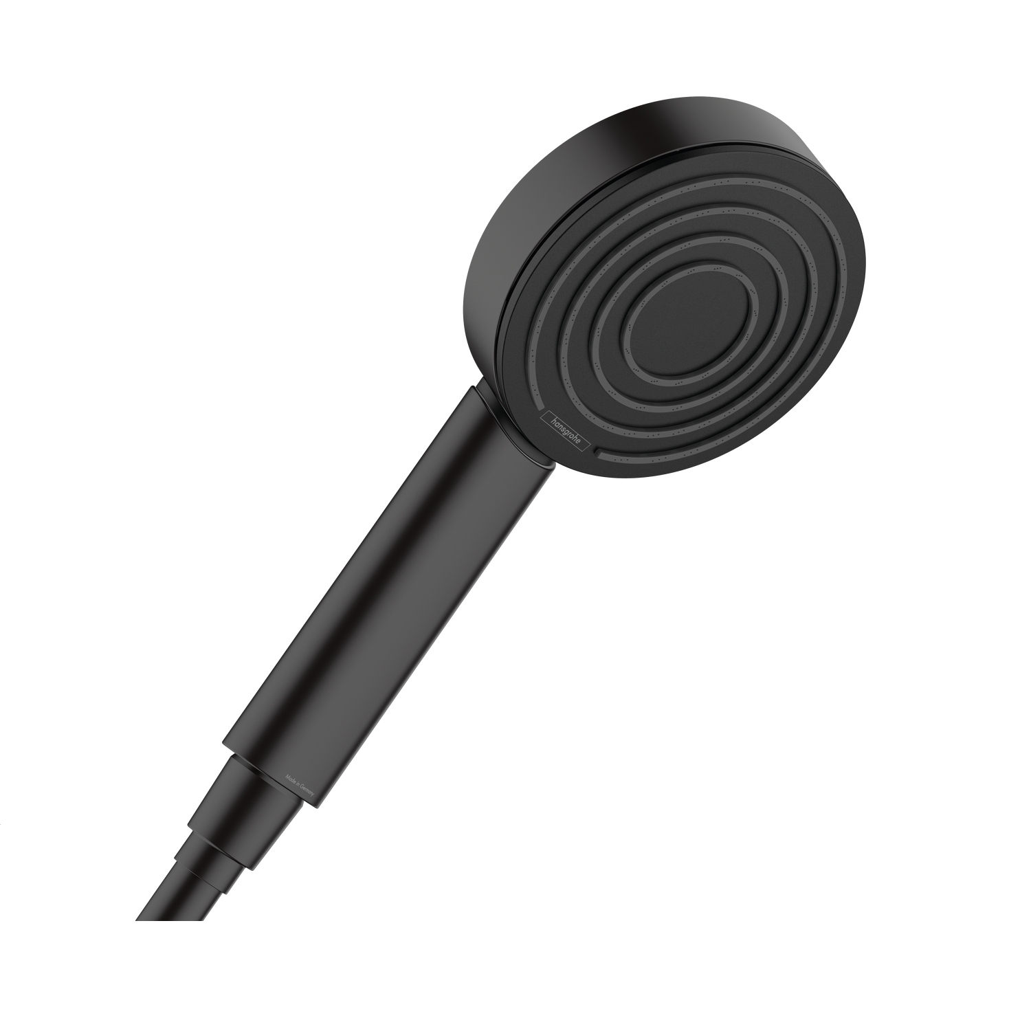 Hansgrohe Pulsify S EcoSmart+ 105 Matt Black ručni tuš sa 1 vrstom mlaza 24121670